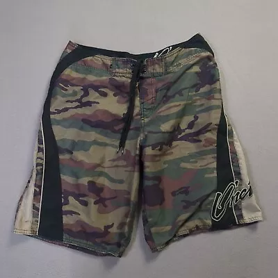 Oneill Board Shorts Mens 32 Camo Swim Shorts Bottoms Surf Skate • $17.17