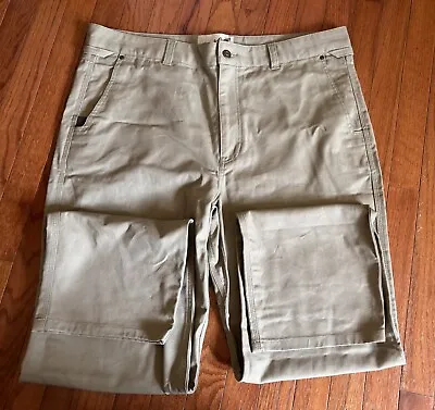 Duck Camp Brush Pants Men Size 40T Khaki Beige Cordura Flat Front Hunting Canvas • $37.85