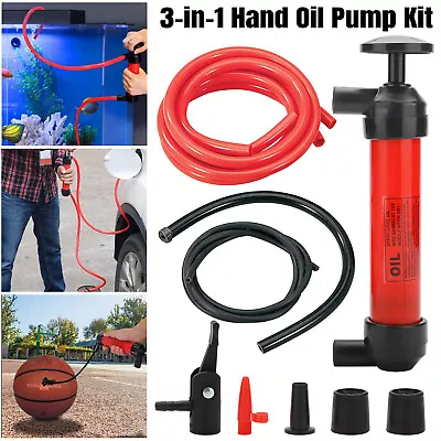 Fluid Extractor Pump Manual Suction Oil Fuel Disel Transmission Transfer Hand US • $13.98