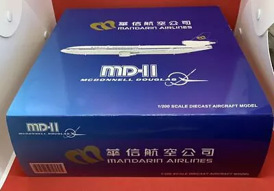 1/200 Jcwings Mandarin Airlines Huaxin Mcdonnell Douglas Md-11 • $151.37