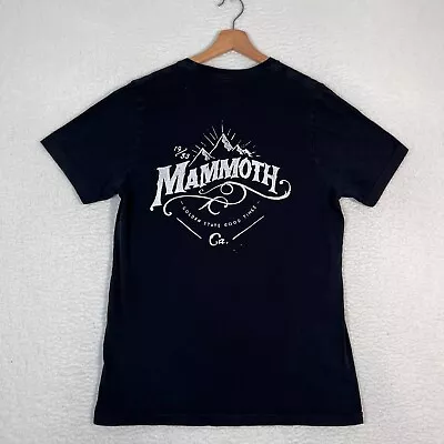 Mammoth Mountain Snowboarding Shirt Mens Size Large Black Slim Fit Minor Flaw • $5.38