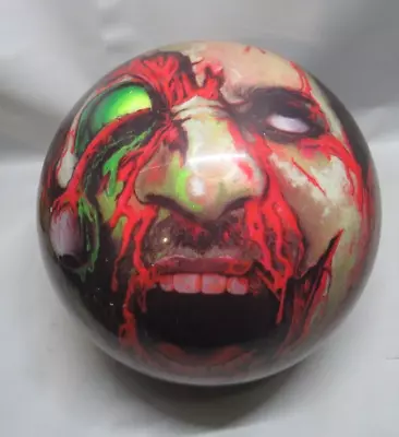 DV8 Damn Good Zombie Bowling Ball 16 Lbs. AHK 11135 USBC VIZ-A-BALL Drilled • $75