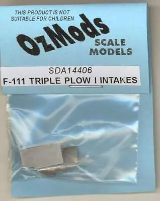 OzMods Models 1/144 F-111 TRIPLE FLOW INTAKES Resin Set • $5.99