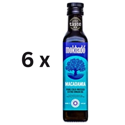 £41.99 • Buy Case Of 6X Mokhado Cold-Pressed Extra Virgin Macadamia Nut Oil 250ml BBE 30/4/23