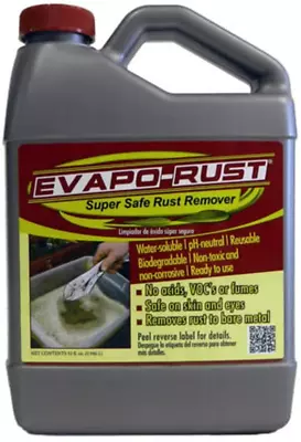 CRC Evapo-Rust Heavy-Duty Rust Remover Acid-Free Water-Based 32 Oz • $26.99