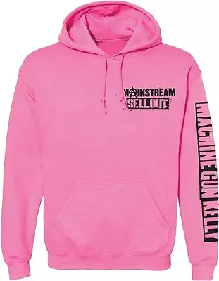 Authentic Machine Gun Kelly Pink Face Logo Pullover Hoodie Pink M-XL NEW • $48.38