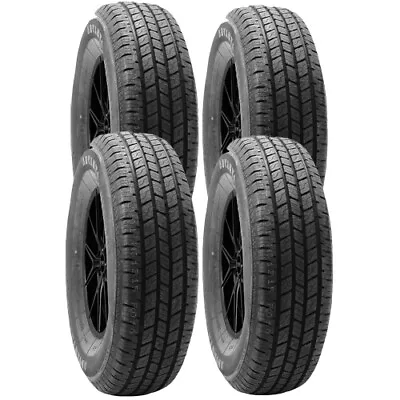 (QTY 4) LT225/75R16 Advanta HTR-800 115R Load Range E Black Wall Tires • $556.96