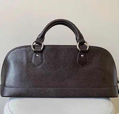 100% Genuine Leather Bowling Style Handbag By Precis Petite  • £15