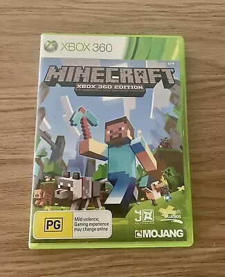 Minecraft (Xbox 360 2012) No Manual Pre Owned GUC FREE POST • $17.95