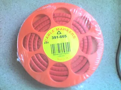 £1.85 • Buy HellermannTyton Helagrip Slide On Cable Marker, Pre-printed 2 Black On Red - NOS