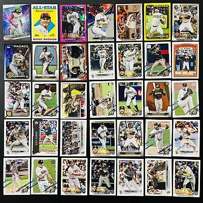 San Diego Padres Lot (35) W/ Refractor Parallels Rookie Cards RC Numbered Card • $11.99