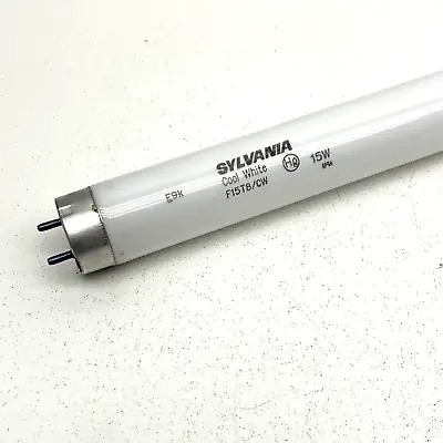 (2-Pack) Sylvania F15T8/CW Fluorescent 15W Lamp Light Bulb Cool White 18  USA • $29.99