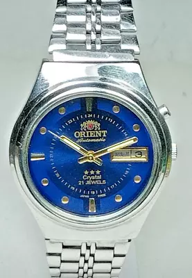 Refurbished Orient Automatic Movement Day Date Analog Dial Men Wrist Watch • $22