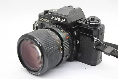 Minolta X-500 Black MD ZOOM 35-70mm F3.5 Body Lens Set Valve Failure • $147