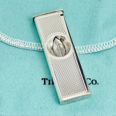 $469 • Buy Vintage Small Tiffany & Co V-Cut Cigar Cutter In Sterling Silver