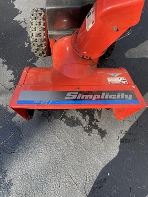 $1000 • Buy Simplicity Snow Blower 755 Tecumseh Gas 2 Stage