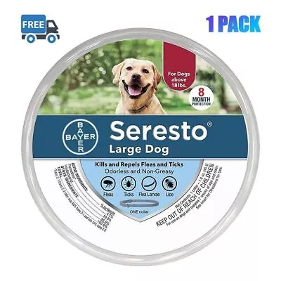 Hot Sale 1 Pack Seresto Flea & Tick Collar For Large Dogs Over 18 Lbs New • $16.99