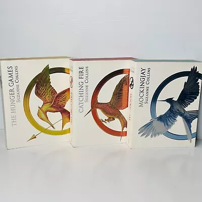 The Hunger Games Trilogy Books Luxury Edition Set By Suzanne Collins 2012 • $59.50