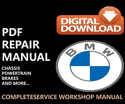 BMW Series Z3 E36/7 1997 - 2002 OFFICIAL WORKSHOP Manual Service Repair • $15.99
