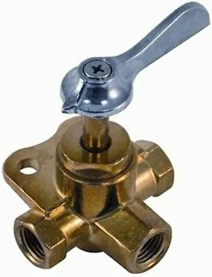 Selector Valve 3Way 3/8 NPT Female For 2 Fuel Tank To 1 Motor Fire Rated Boat • $22.95