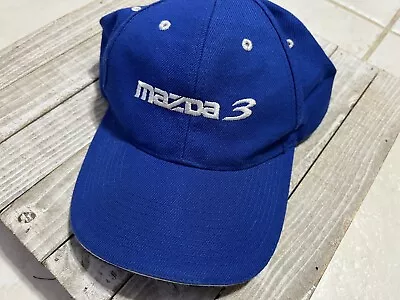 Mazda 3 Nissin Adjustable Cap Hat Blue OSFA Automotive Cars  • $13.99