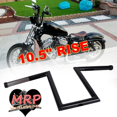 $58.95 • Buy For Harley Chopper Bobber Custom 10-1/2  Rise 1  Ape Hanger Drag Z-Bar Handlebar