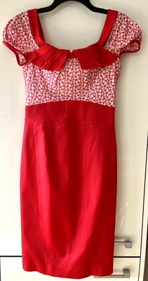$25 • Buy Karen Millen England - Red Special Occasion Dress, Lined UK10, EUR38 (EUC)