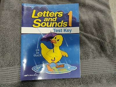 Abeka 1st Grade Letters And Sounds Test Key • $5