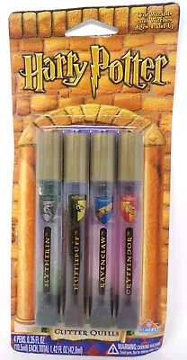 Vintage 2001 Elmers Harry Potter 4 Glitter Quills Pens New • $15