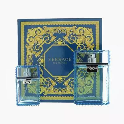 Versace Eau Fraiche 2 Piece Gift Set With 3.4 Oz By Versace NEW For Men • $78.27