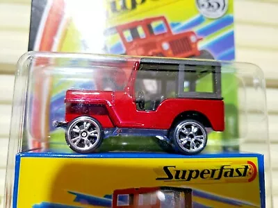 Matchbox 2004 Superfast #53 Red 1960 JEEP New In New Box+ C9.5 Bubblepack • $13.50