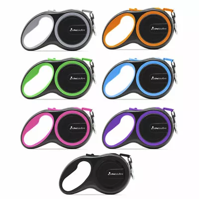 £19.99 • Buy Retractable Dog Lead Extending Leash Tape Cord 3m 5m 8m Max 50kg AllPetSolutions