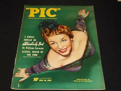 1941 February 18 Pic Magazine - Martha Raye Nice Front Cover - E 2610 • $45