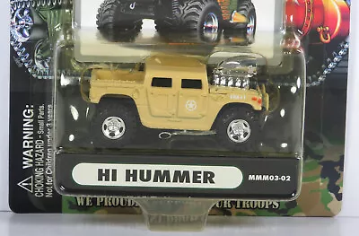 2003 Military Muscle Machines H1 Hummer MMM03-02 Collectible Tan 1:64 • $14.95