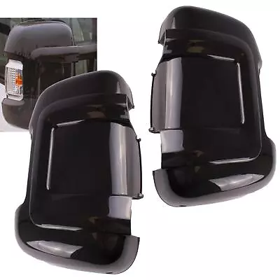 £49.99 • Buy Falcon Motorhome Mirror Protectors Guards Black Fits Fiat Ducato Peugeot Boxer