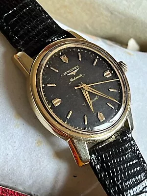 Vintage Longines Conquest Automatic Men’s Watch Gold Plated 35mm Perfect Working • $282.91