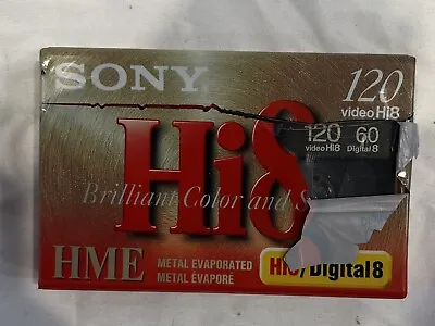 SONY Hi8 120min Video Tape Metal Particle SEALED • $10