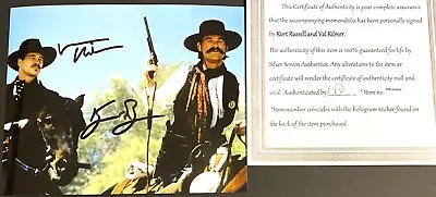 $149.99 • Buy Val Kilmer & Kurt Russell Signed 8x10 Photo, Authentic, COA Autograph Tombstone