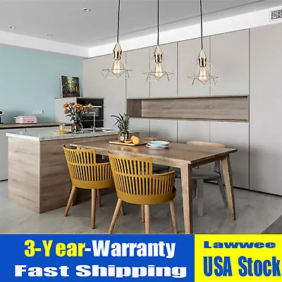 Modern 3-Light Pendant Light Kitchen Island Ceiling Hanging Lamp Chandelier • $28.50