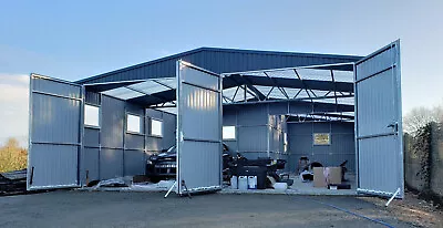 Big Workshop 22x40ft Garage For Gym Motorbike Garden Motorhome Shed & Storage • £15940