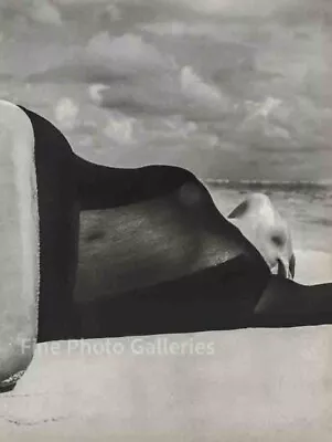 $184.31 • Buy 1960s Vintage RICHARD AVEDON Beach Female Fashion Large Format Duotone Photo Art