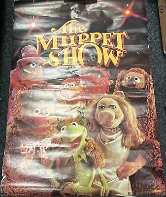 1976 THE MUPPET SHOW Vintage Movie Poster Scandecor Kermit Fozzie Animal Piggy • $34.95