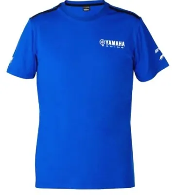 Yamaha Male Genuine Dolla Blue Casual Short Sleeve T-Shirt New B22FT111E0 • £21.99