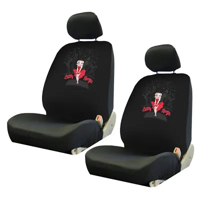 $53.99 • Buy New Betty Boop SkyLine Red Dress Car Truck 2 Front Seat Covers Headrest Covers