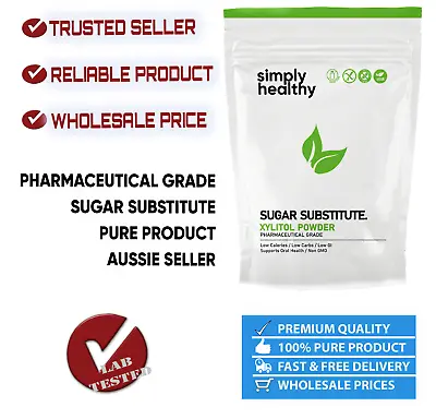 Simply Healthy Xylitol 2kg Natural Sweetener Sugar Substitute Free Express • $52.95