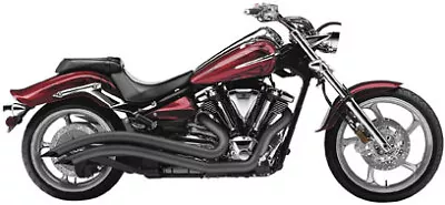 Cobra Black Speedster Swept Exhaust For Yamaha XV 1900 C Raider 08-16 2225B • $885.90