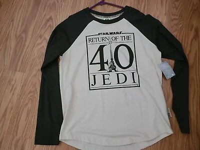 New!! Star Wars  RETURN OF THE JEDI  40th Anniversary Graphic T-Shirt Men's Sz M • $39.99