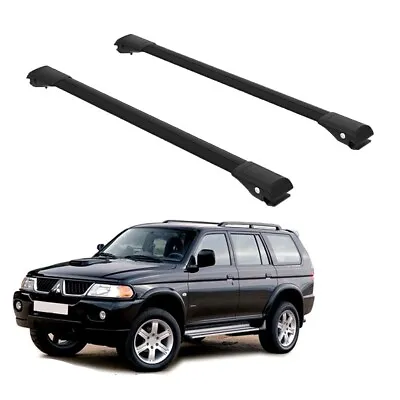 Roof Rack Cross Bars Set To Fit Mitsubishi Pajero Pinin 1998-2007 Black Set • $115