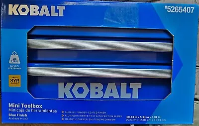 Kobalt BLUE Mini Tool Box 25th Anniversary Edition Brand New • $29.99