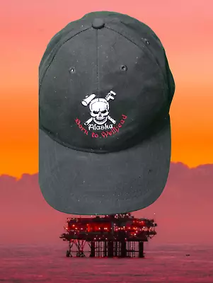 Alaska Alyeska Pipeline Cap Hat Oil Prudhoe BP Haul Road Skull Drilling • $9.99